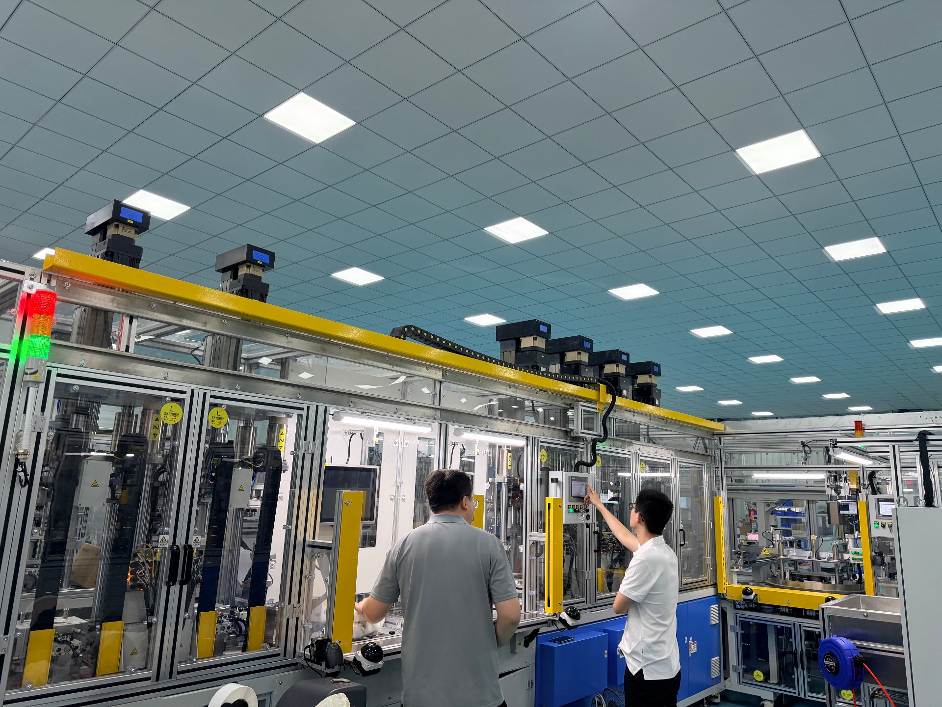 Automated assembly line commissioning