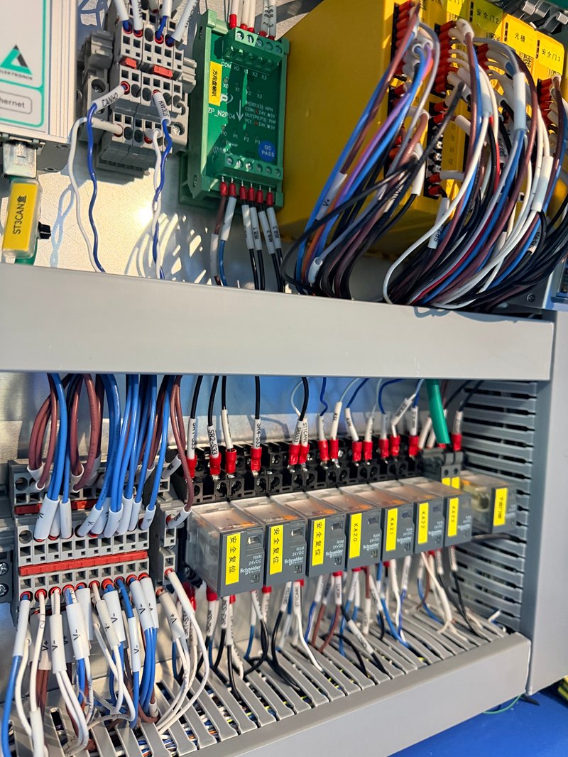 Electrical cabinet internal layout