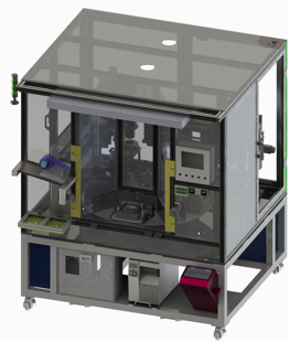 Hot air welding workstation 3D view
